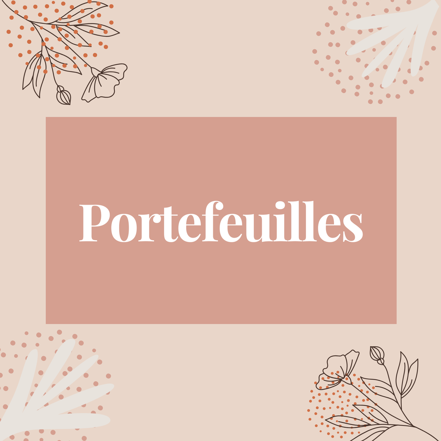 Portefeuilles et Porte monnaie