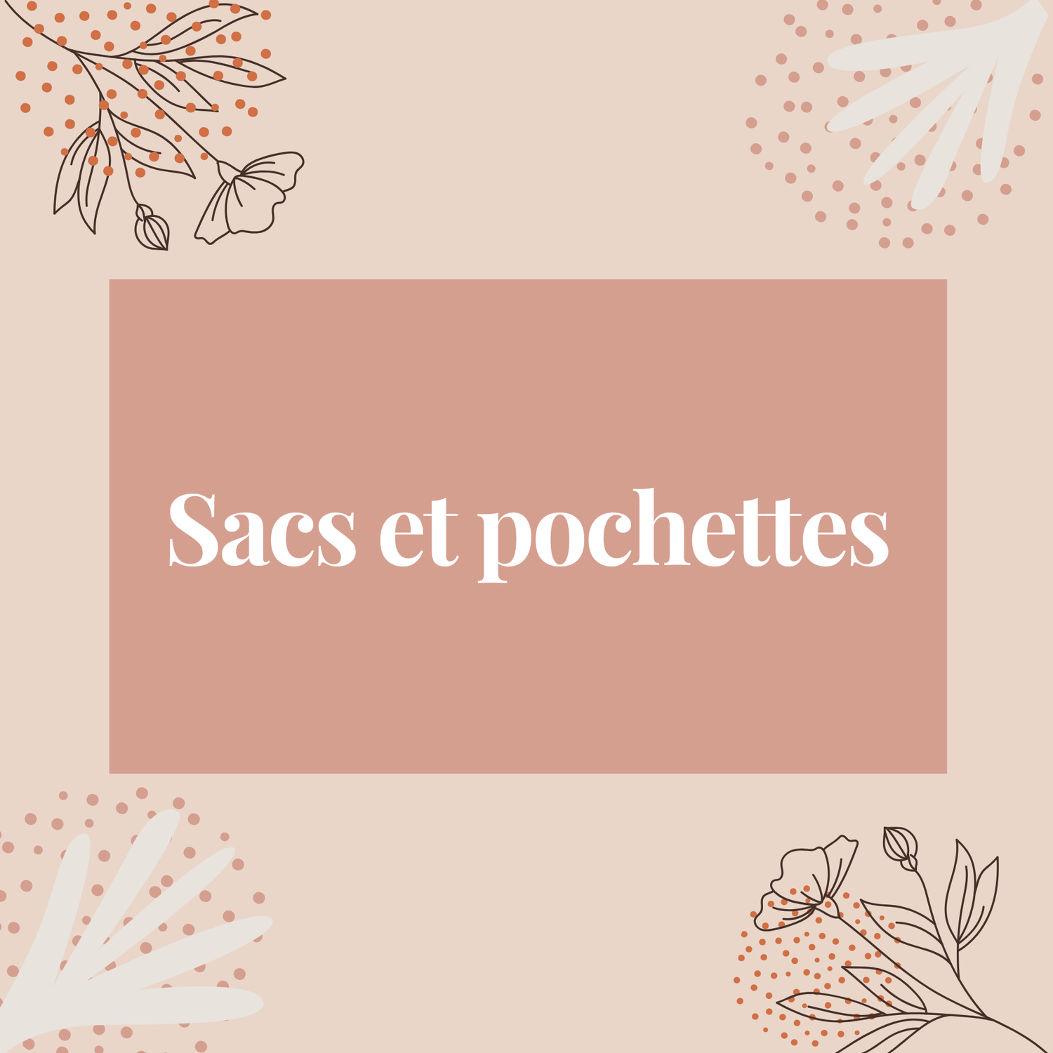 Pochettes trousses sacs