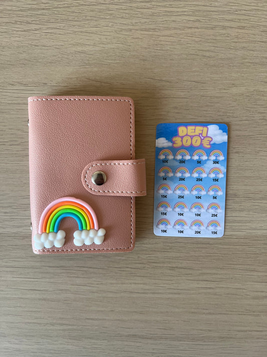 Mini défi budget arc-en-ciel 300 euros, épargner 300 euros, défi budgétaire