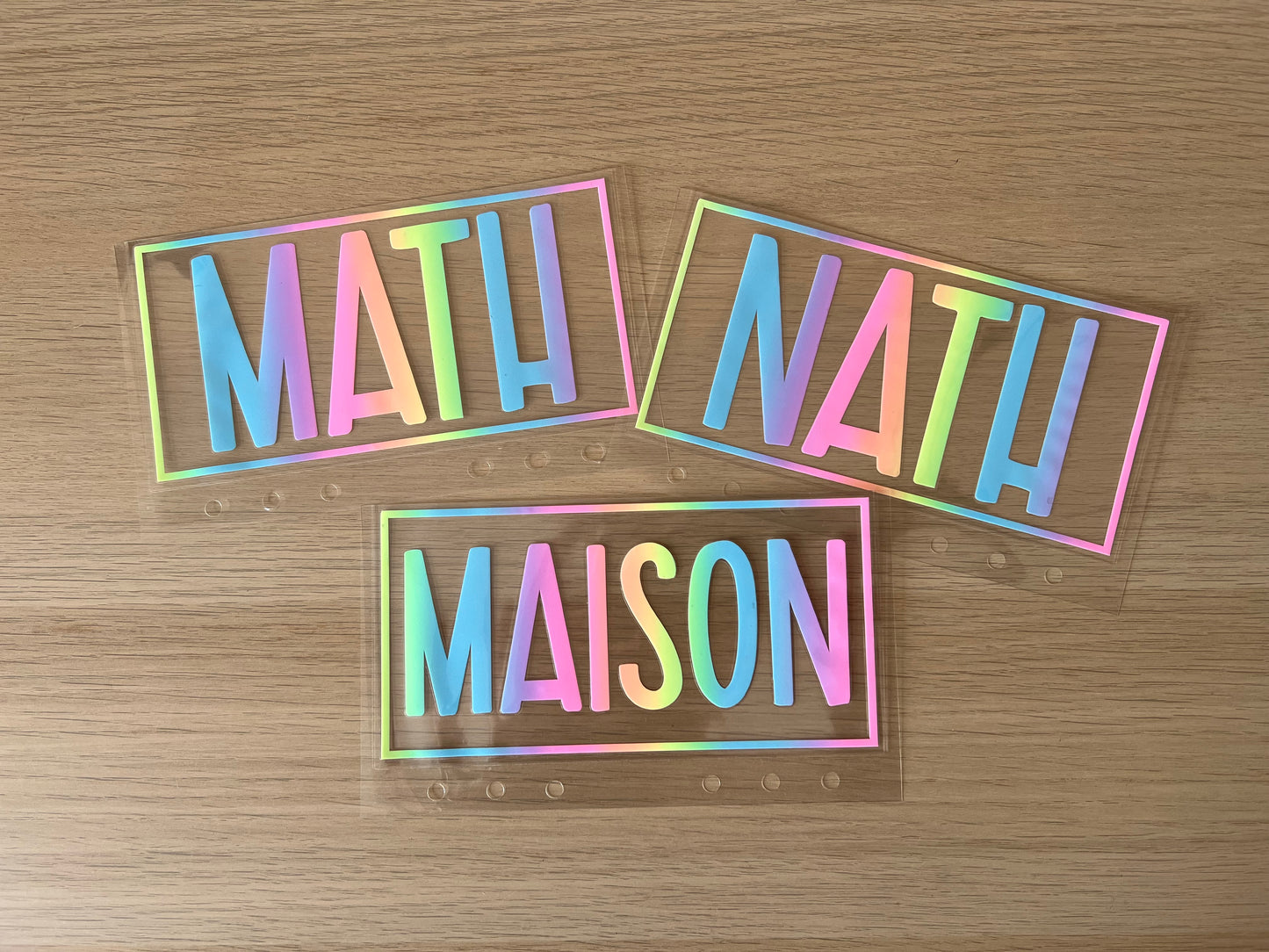 A6 Enveloppes budget personnalisée