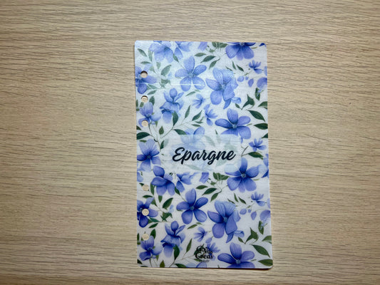 A6 ou A5 Page de garde plastifiée perforée mat