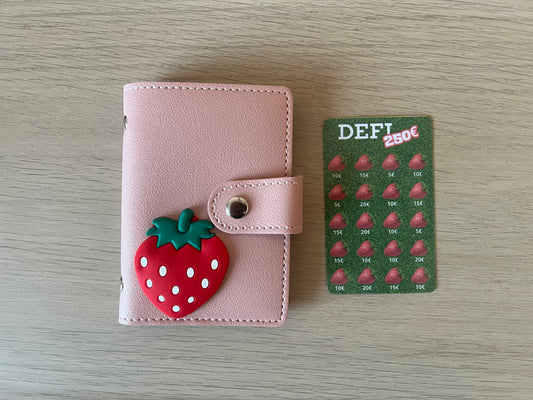 Mini défi budget fraises 250 euros, épargner 250 euros, défi budgétaire