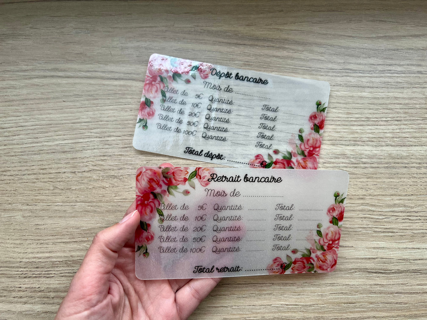 Pochette retrait bancaire