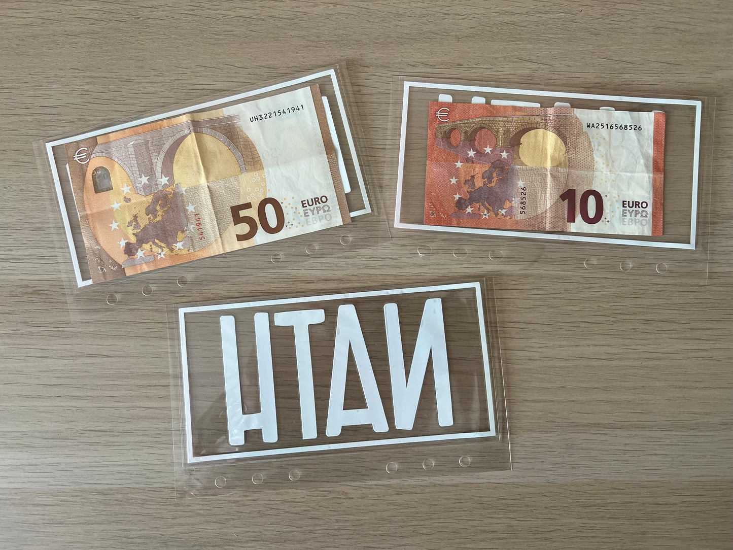 A6 Enveloppes budget personnalisée