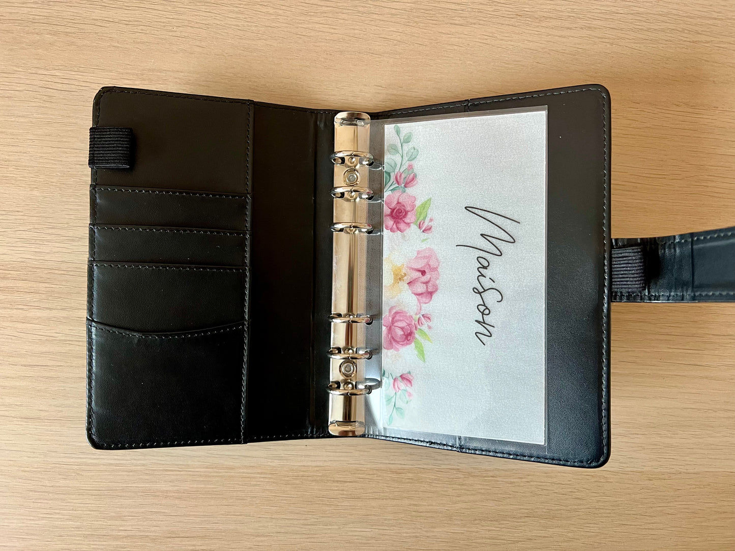 A6 enveloppe budget fleurs personnalisée
