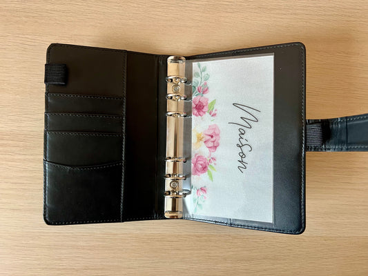 A6 enveloppe budget fleurs personnalisée