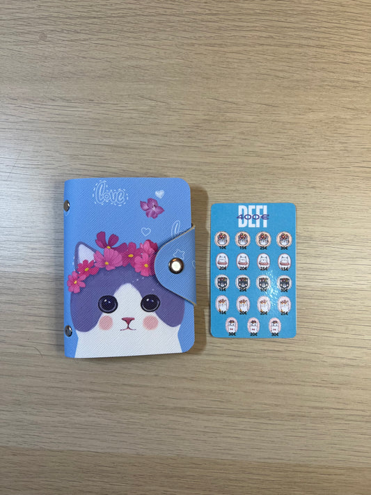 Mini défi budget chat  400 euros, épargner 400 euros, défi budgétaire