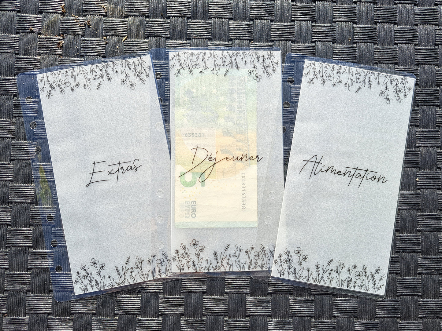 A6 enveloppe budget personalisée