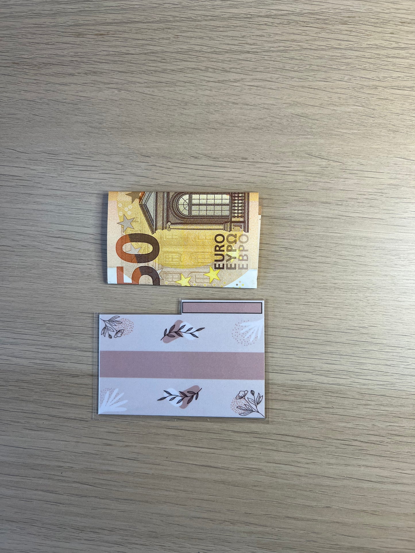 mini enveloppes budget porte monnaie plastifiées avec tracker