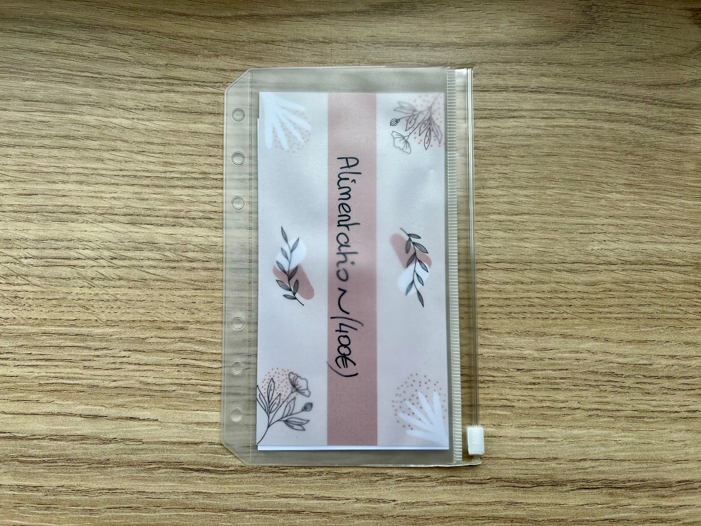 Page de garde et tracker pour enveloppe A6