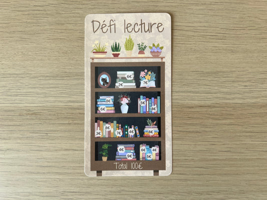 A6 Tracker défi lecture 50 euros ou 100 euros