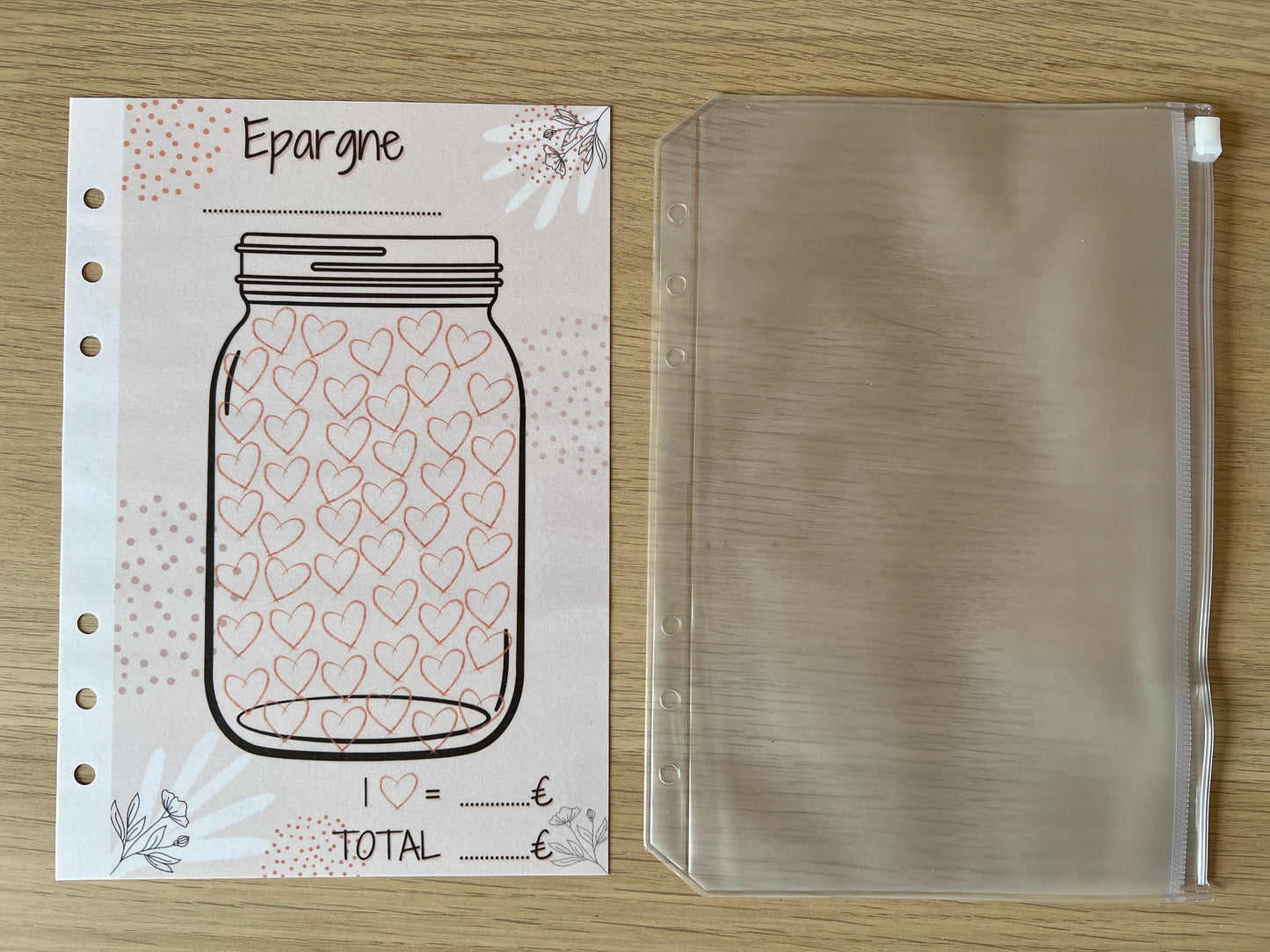 A5 Tracker épargne plastifié