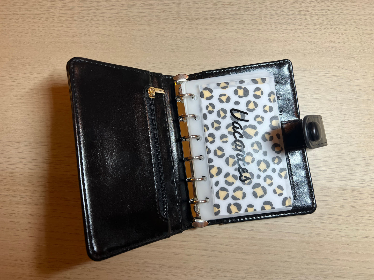 Enveloppe budget A7 thème léopard 🐆