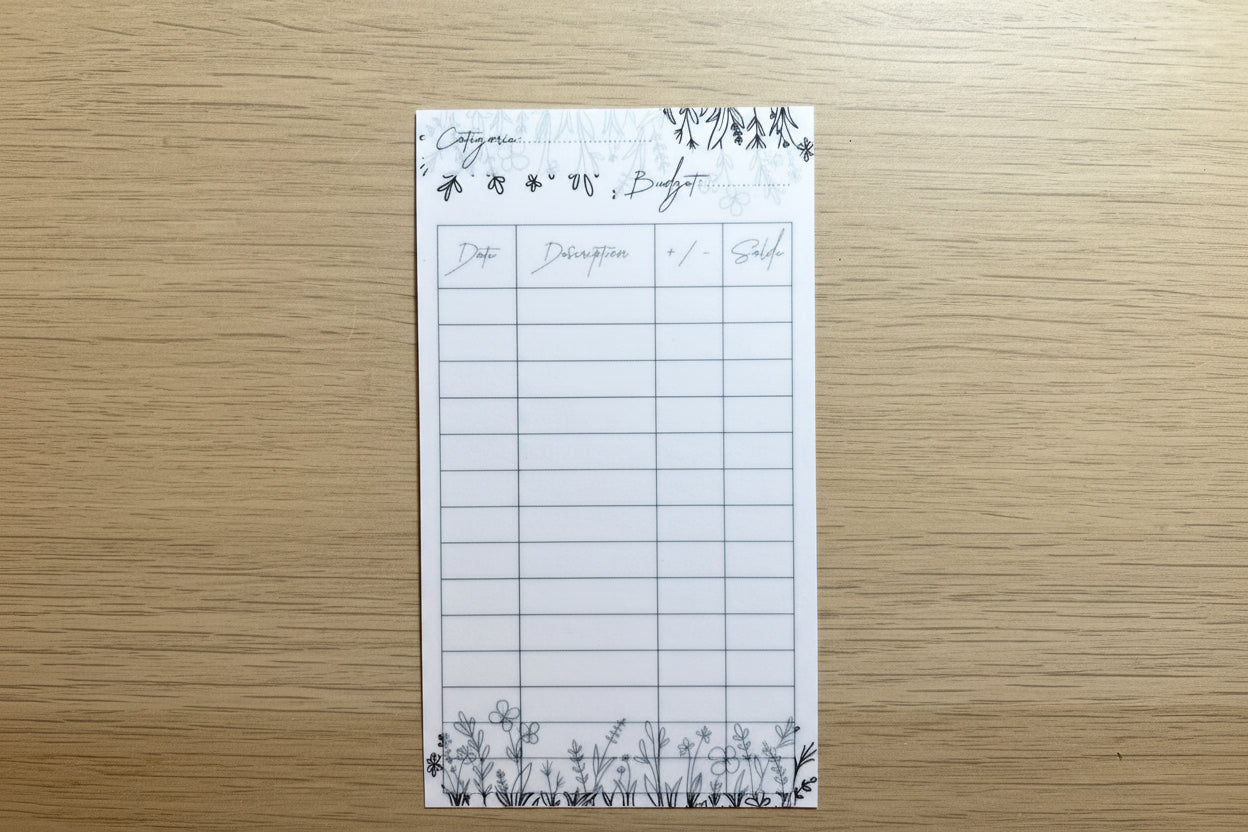 A6 Enveloppe défis plastifiée