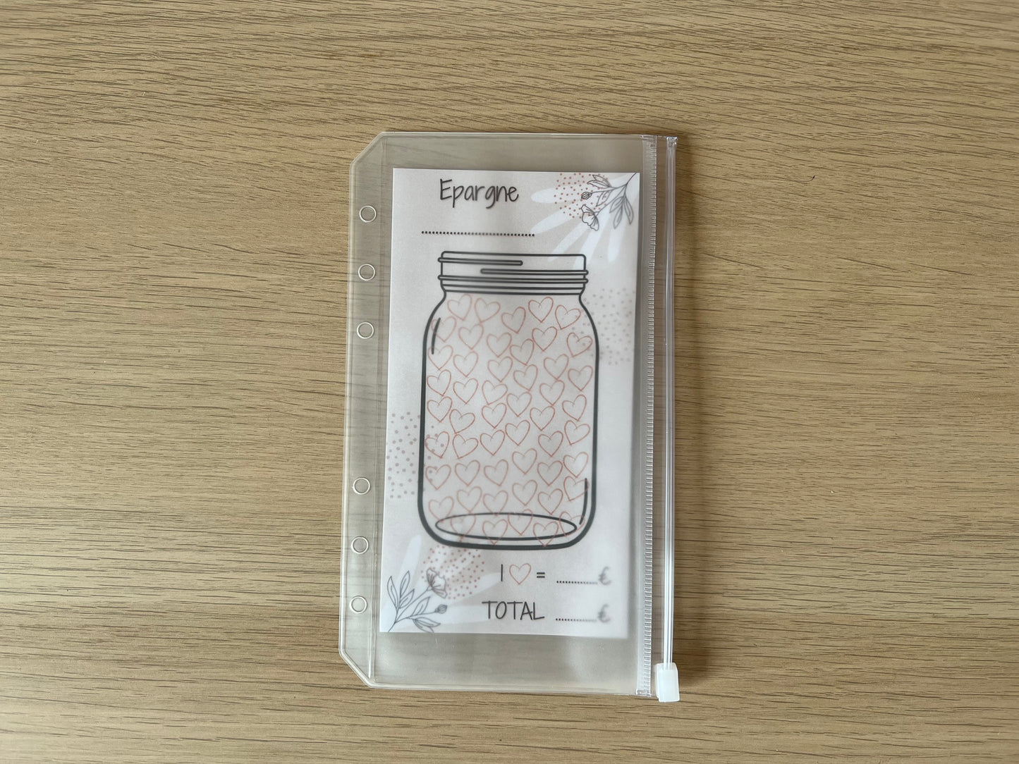 A6 Tracker épargne plastifié