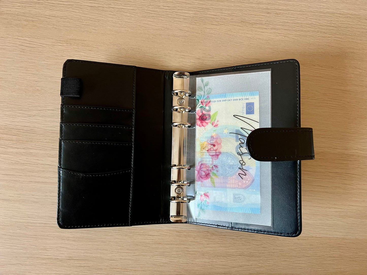 A6 enveloppe budget fleurs personnalisée