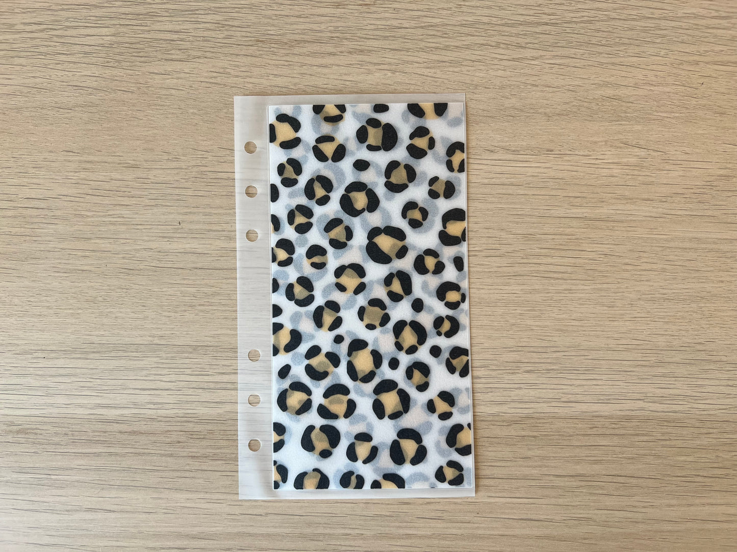 Enveloppe budget A6 thème léopard 🐆