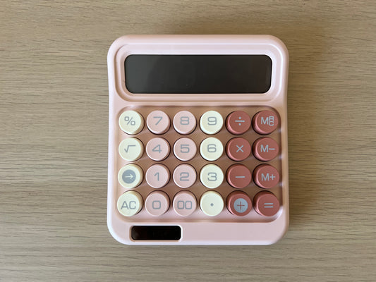 Calculatrice tons roses