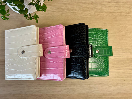 Classeur A7 style croco