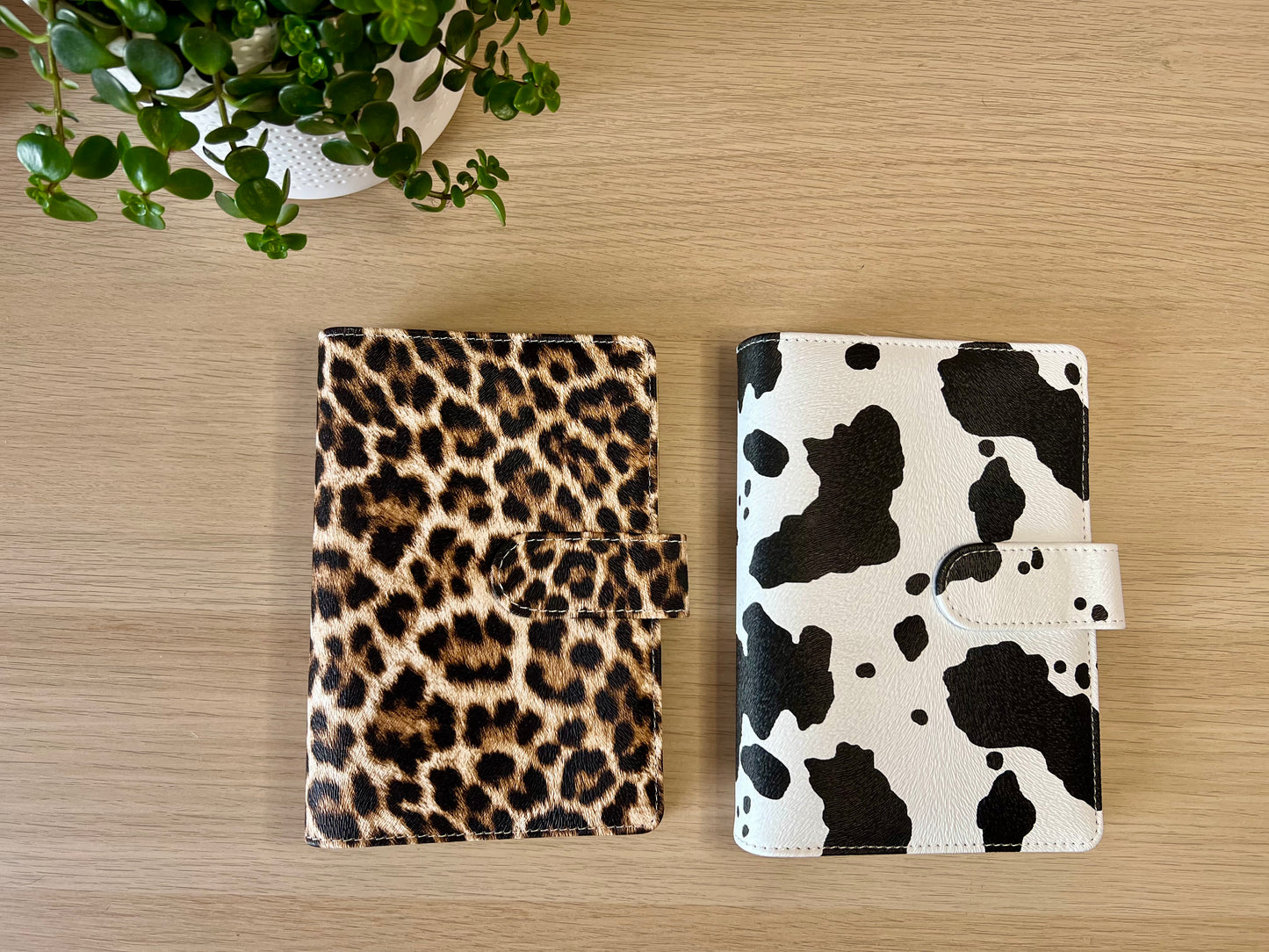 Classeur A6 6 anneaux similicuir