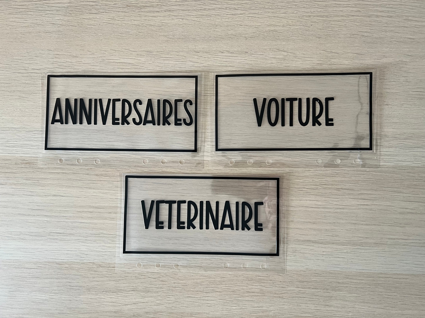 A6 Enveloppes budget personnalisée