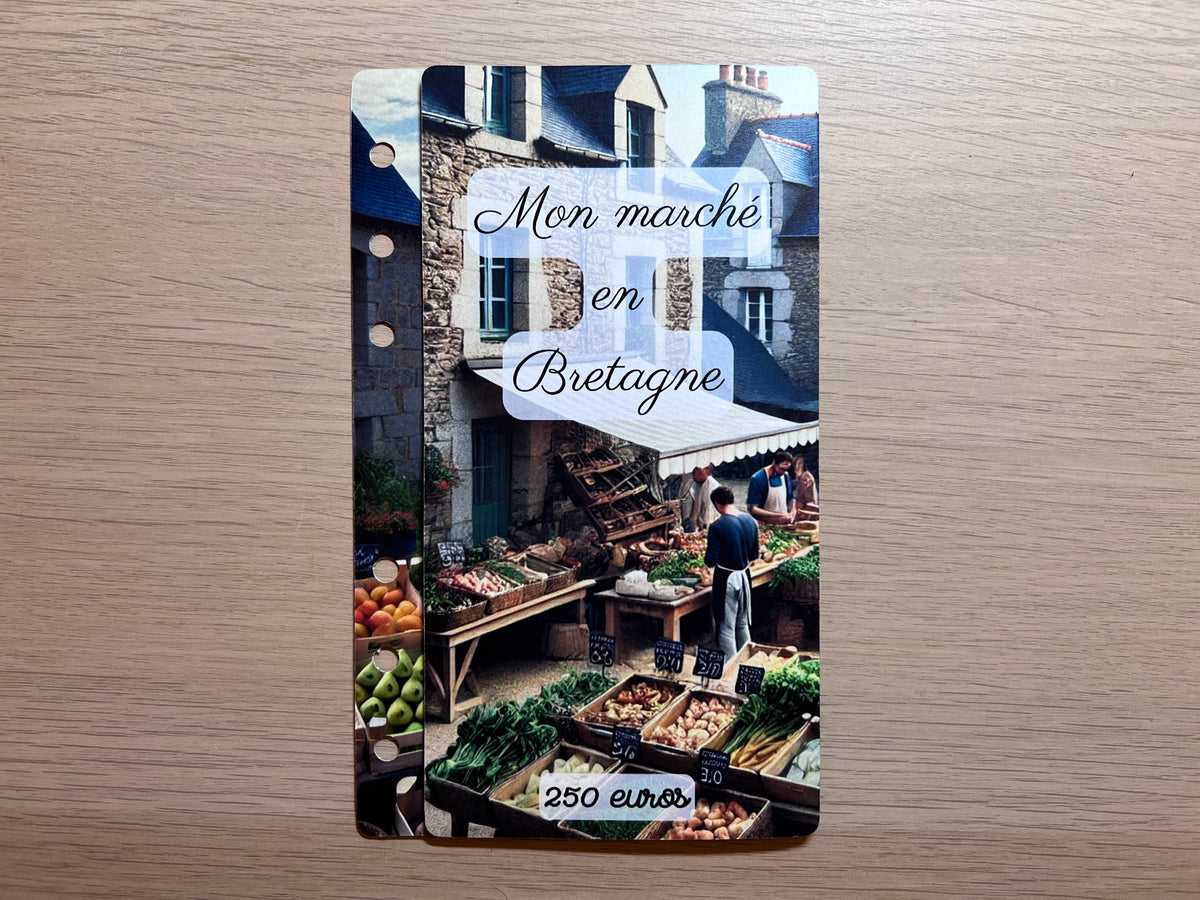 Défi à gratter "Mon marché en Bretagne" 250€