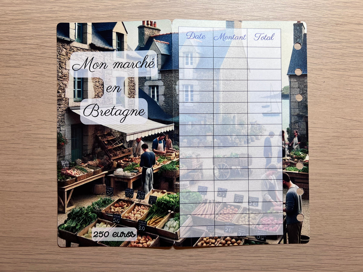 Défi à gratter "Mon marché en Bretagne" 250€