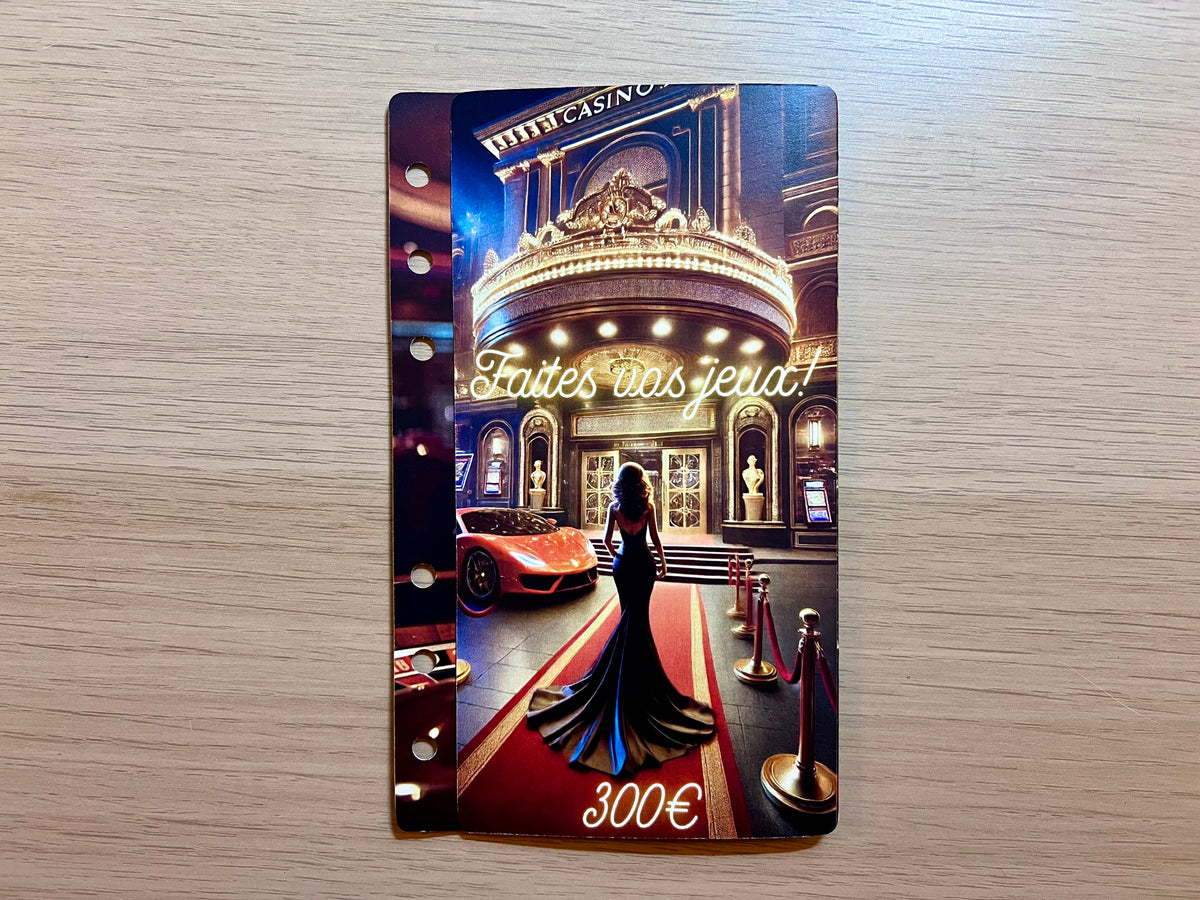 Défi à gratter "Le casino" 300€