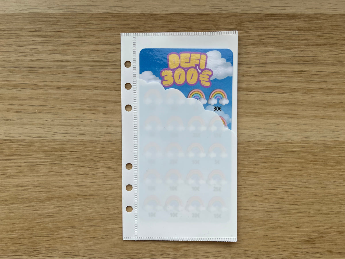 Enveloppe budget double compartiment