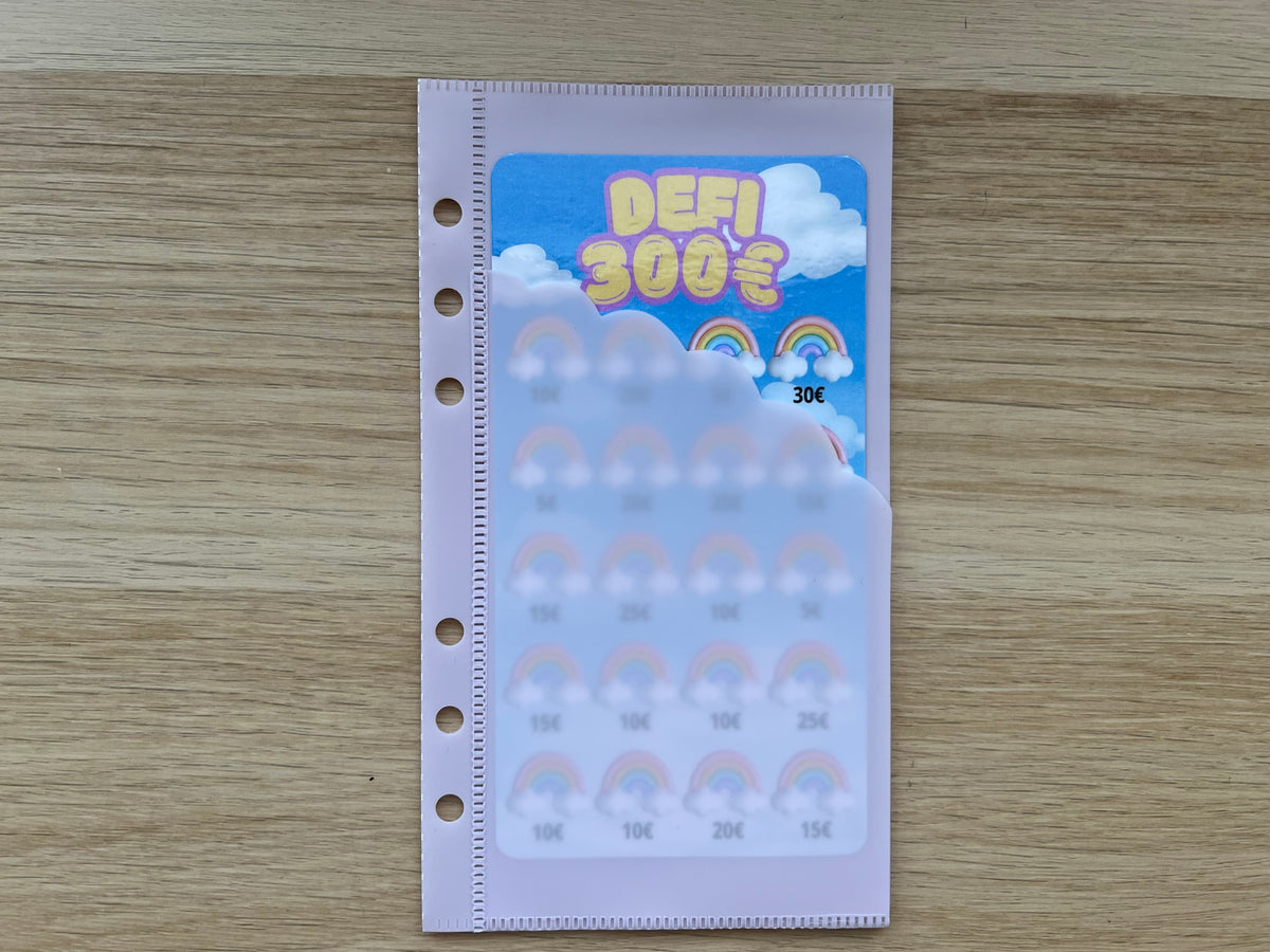 Enveloppe budget double compartiment
