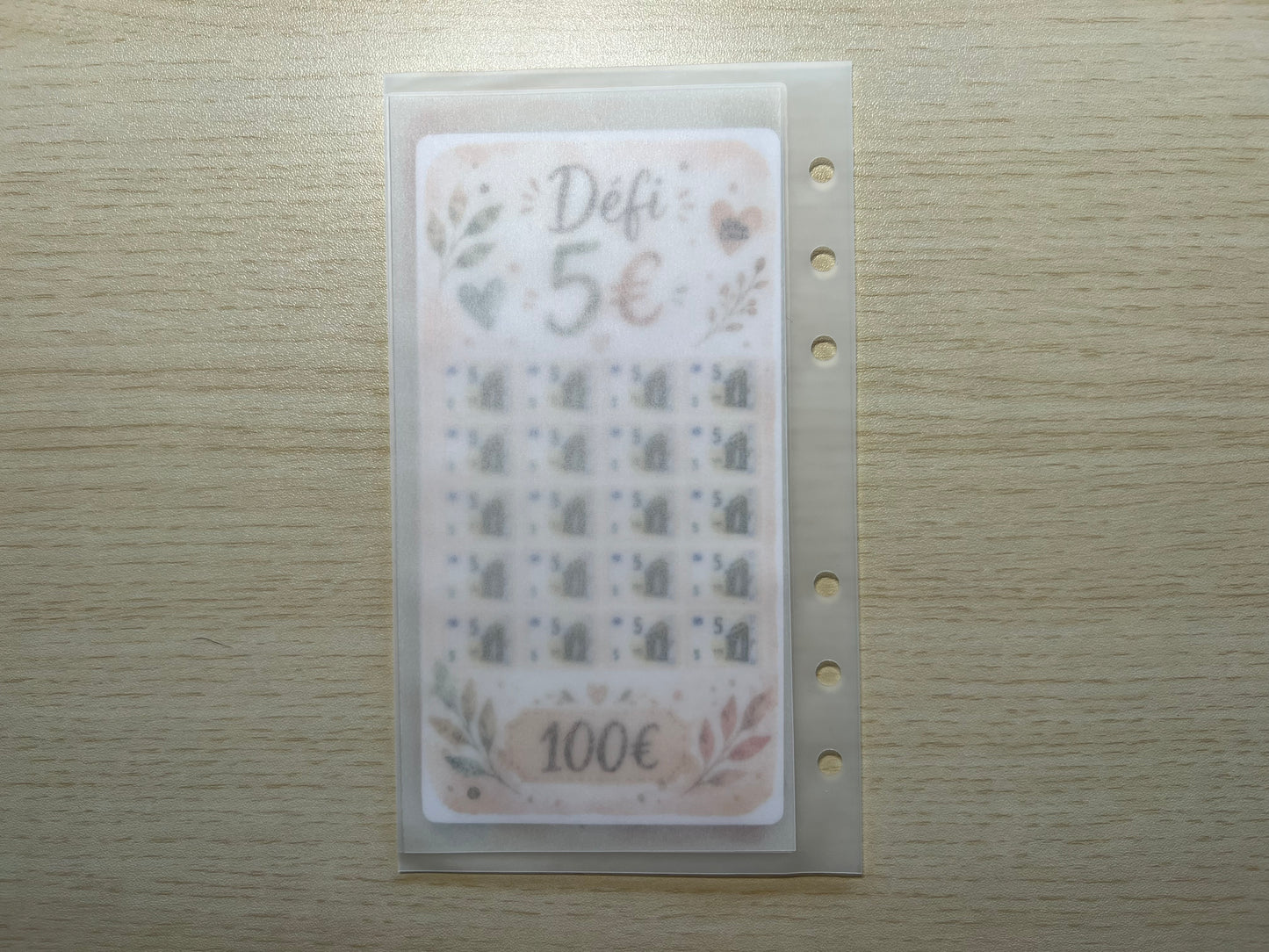 A6 Défi budget 5€