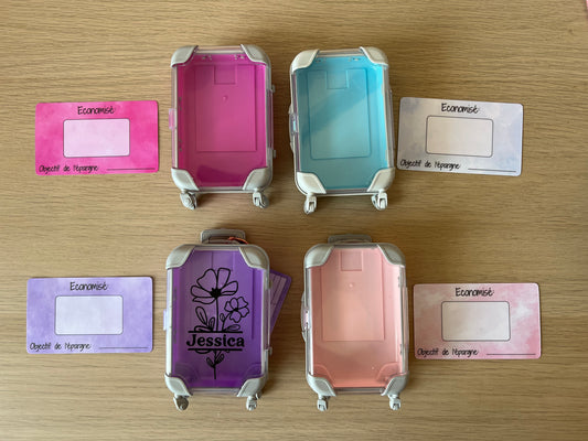Mini valise personnalisée