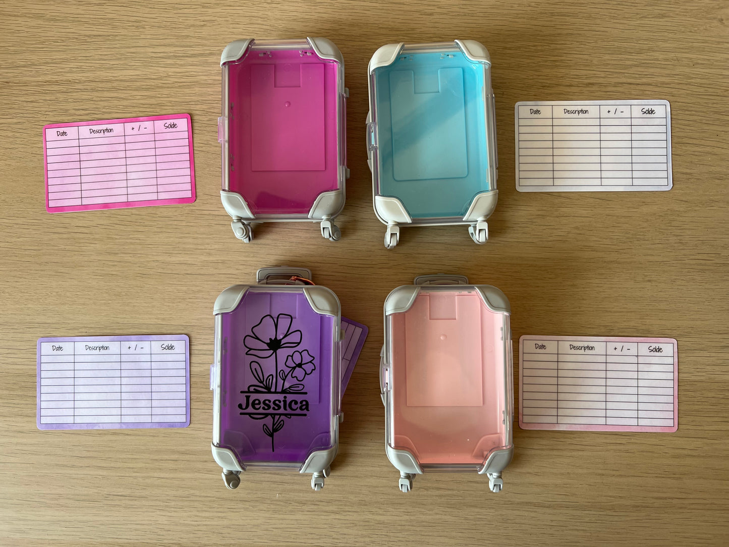 Mini valise personnalisée