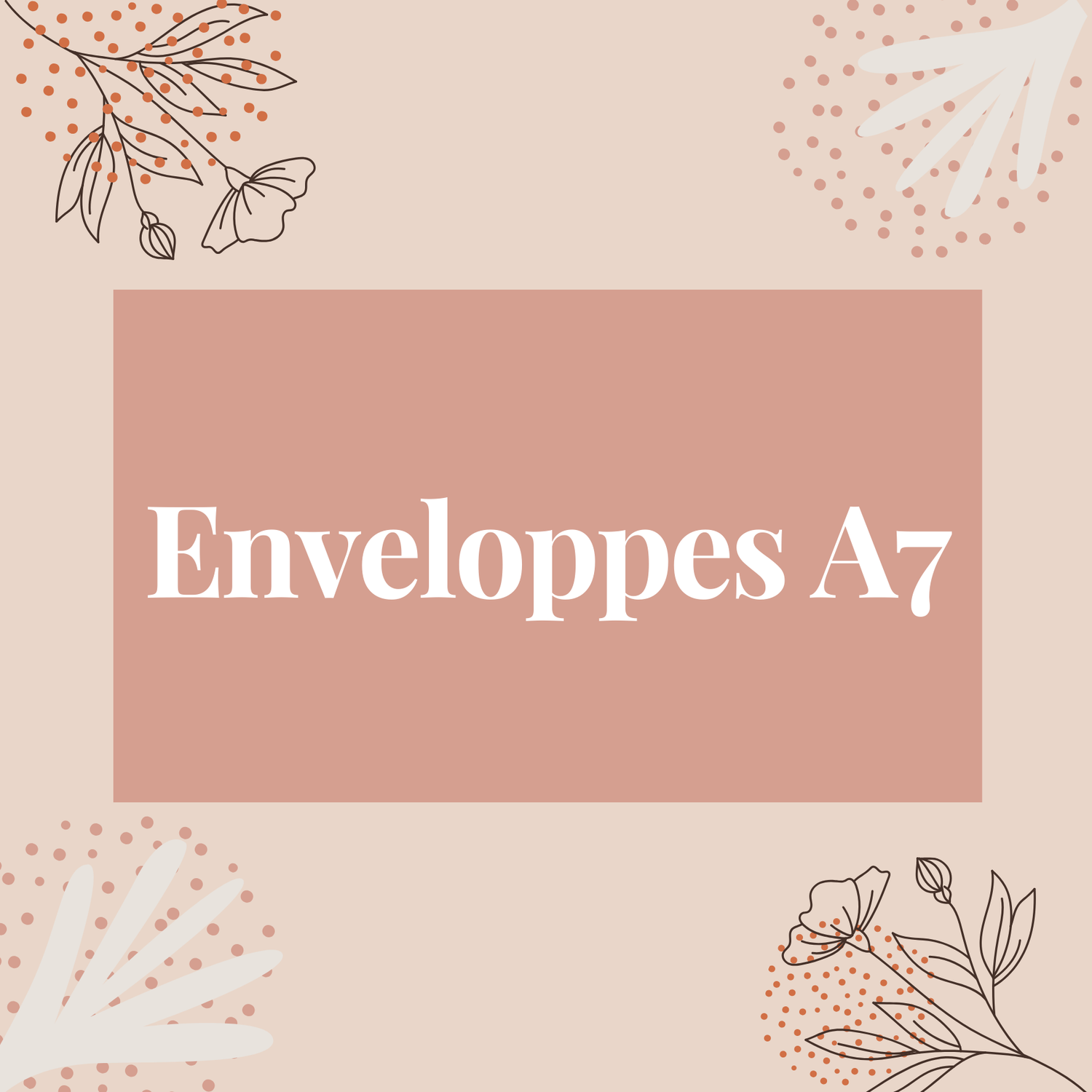 Enveloppes A7