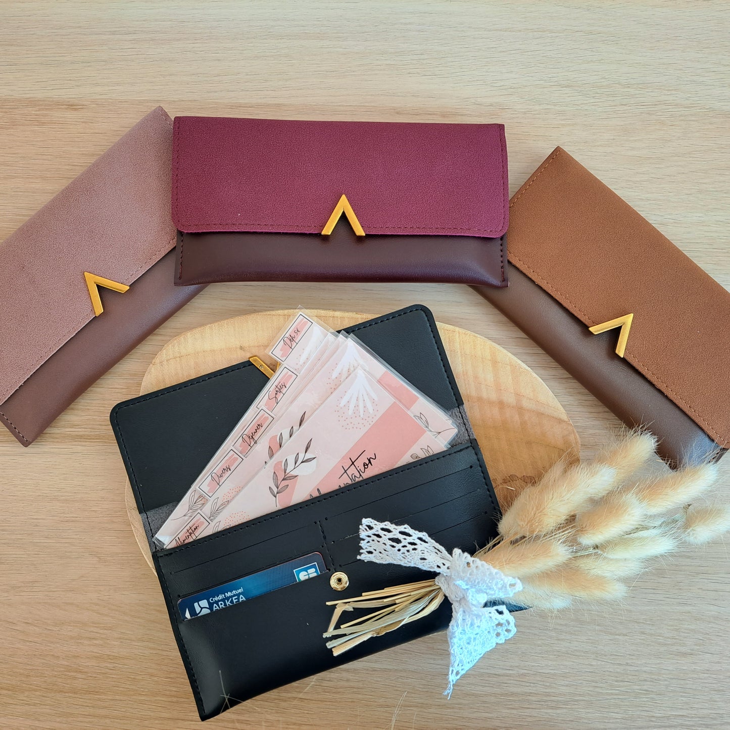 Portefeuille en similicuir