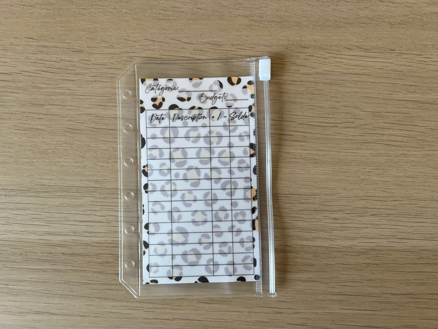 Tracker plastifié A7