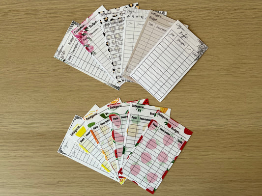 Tracker plastifié A6