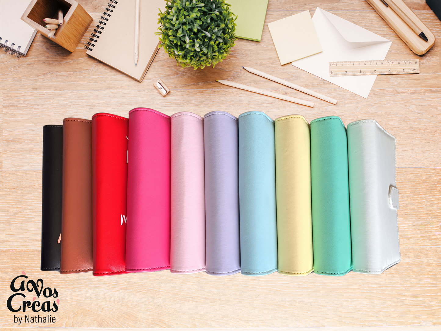 Pack classeur budget A6 avec 6 enveloppes, 6 trackers,1 marqueur indélébile et 1 gomme magique