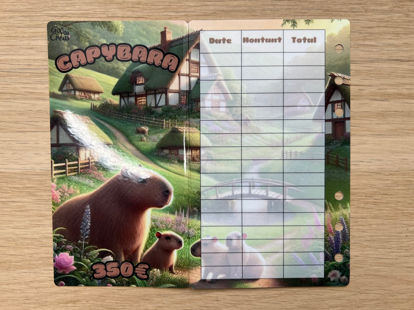 Box budget, défi et papeterie Capybara