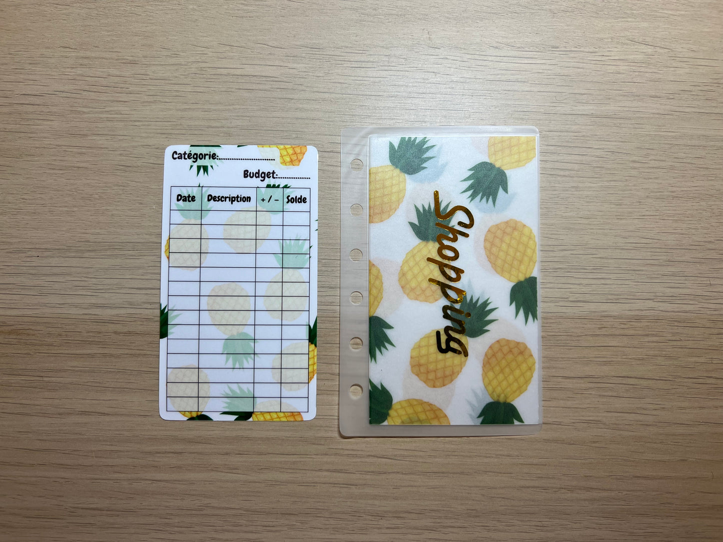 Lot 5 trackers et/ou enveloppes budget A7 thème été 🍉🍊🍍🍓🍋