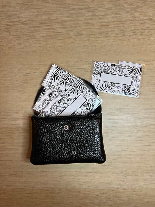 Mini enveloppes budget porte monnaie plastifiées avec tracker
