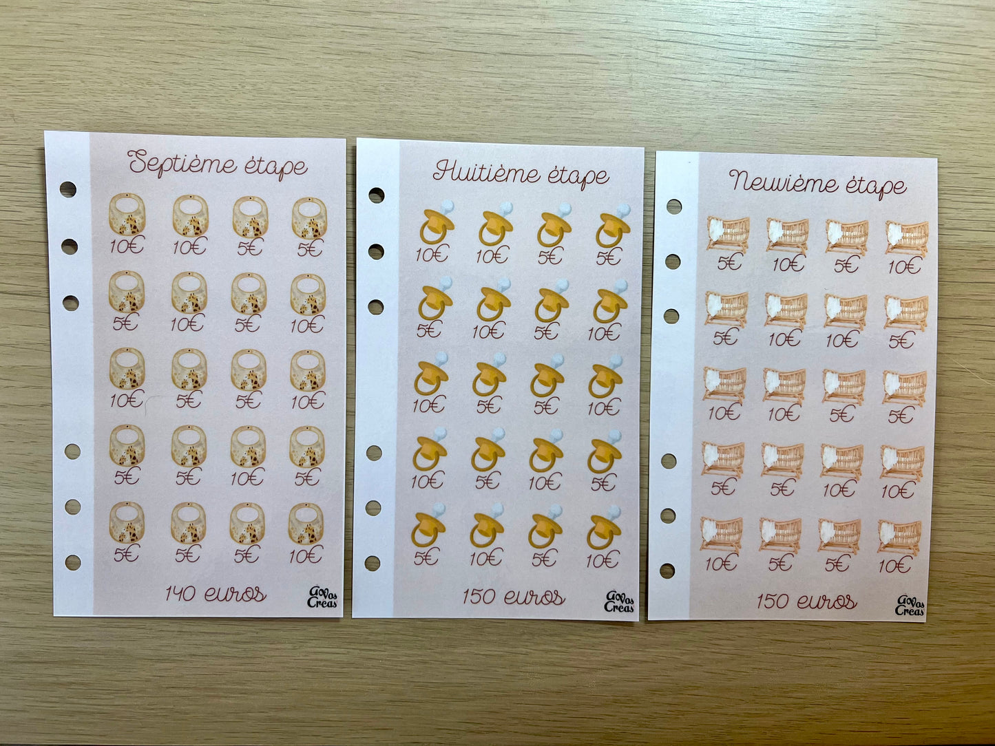 Défi bébé naissance  1300 euros