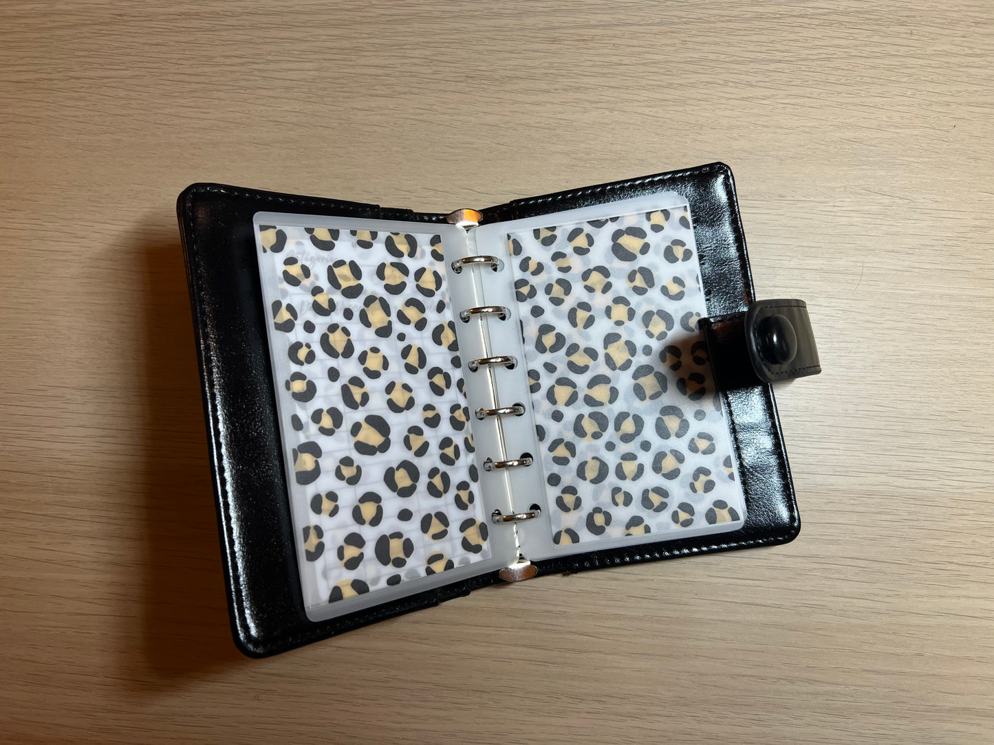 Enveloppe budget A7 thème léopard 🐆