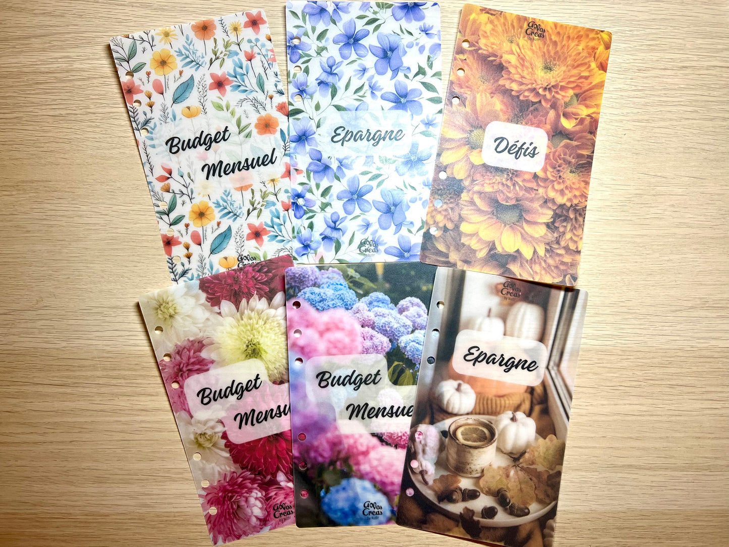 A6 ou A5 Page de garde plastifiée perforée mat