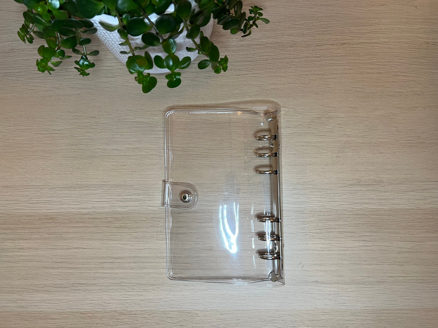 Classeur A6 attaches argentées