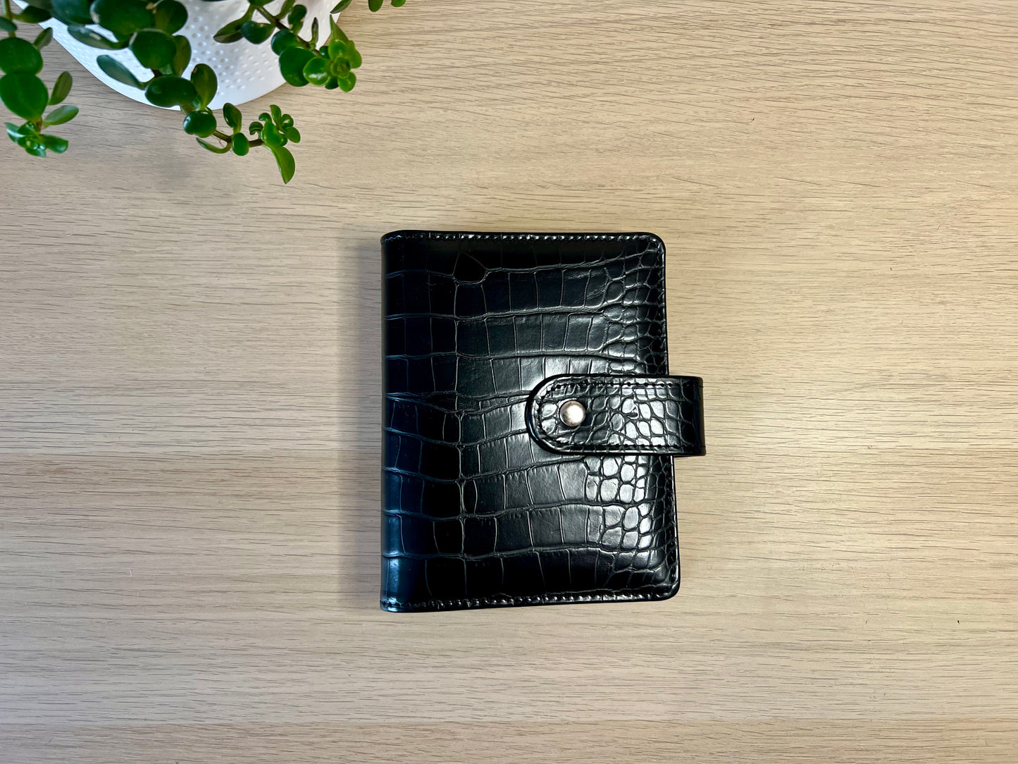 Classeur A7 style croco