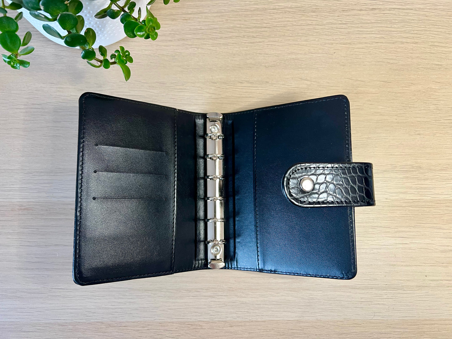 Classeur A7 style croco