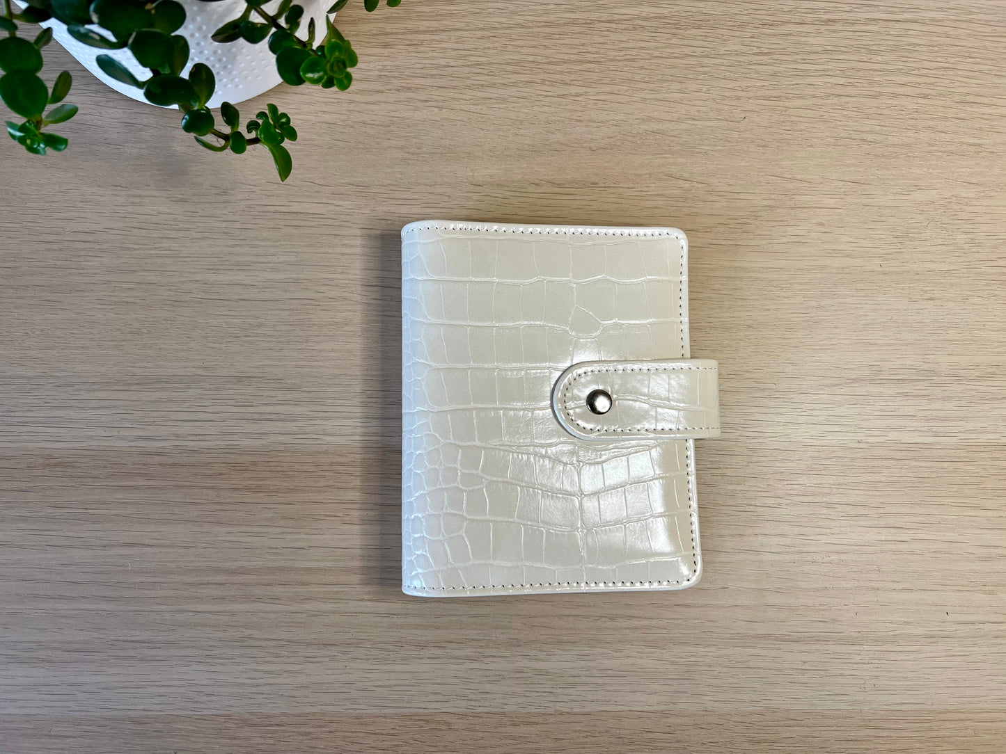 Classeur A7 style croco