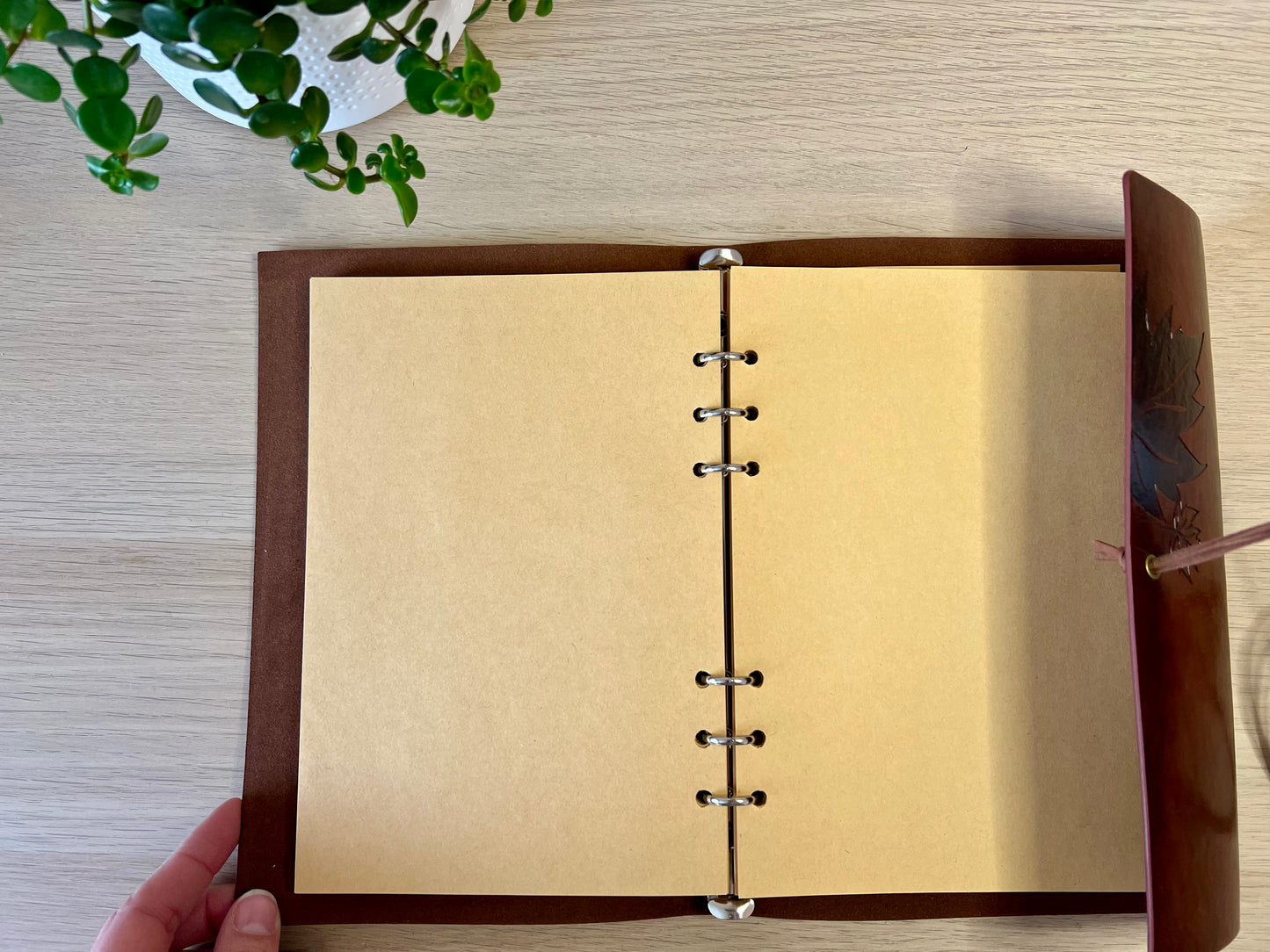 Classeur A5 imitation cuir