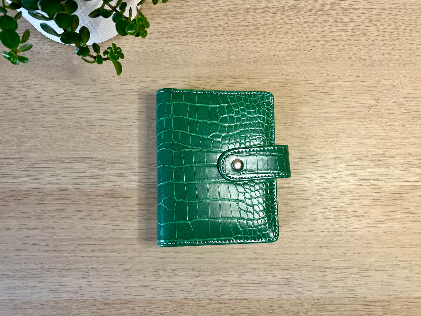 Classeur A7 style croco